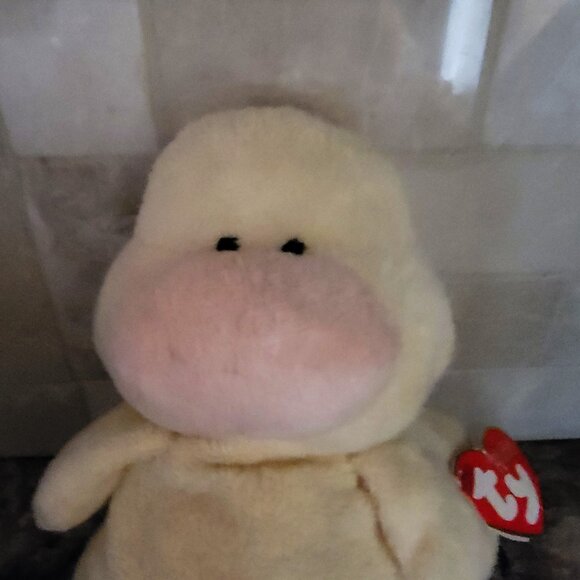 Ty Pluffies Puddles the Duck Plush Toy-2002 - Picture 2 of 3